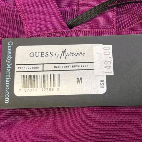 BRAND NEW!! GUESS W TAGS Elegant Purple Sleeveless Dress - Picture 4 of 13